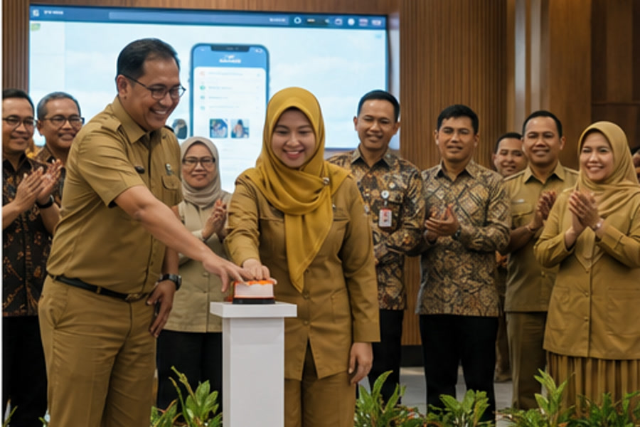 Ilustrasi berita lokal Simple News